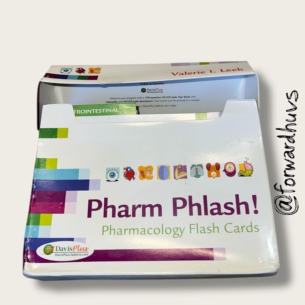 Pharm Phlash! Pharmacology Flash Cards – DavisPlus – Nursing NCLEX Study